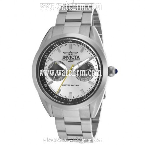 Invicta Speedway Multi-Function Silver Dial Stainless Steel Men's Watch 14706