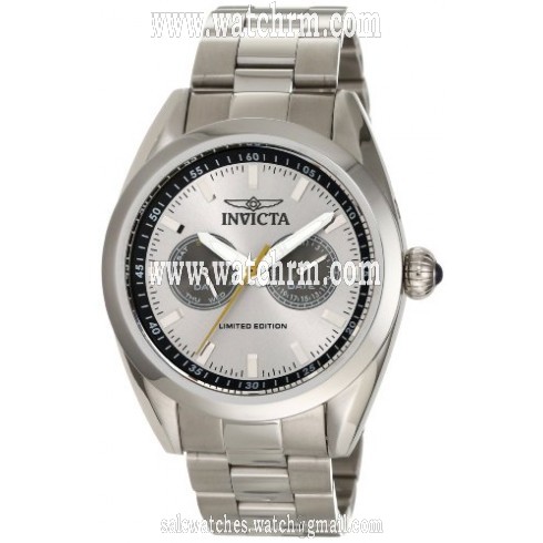 Invicta Speedway Multi-Function Silver Dial Stainless Steel Men's Watch 14709