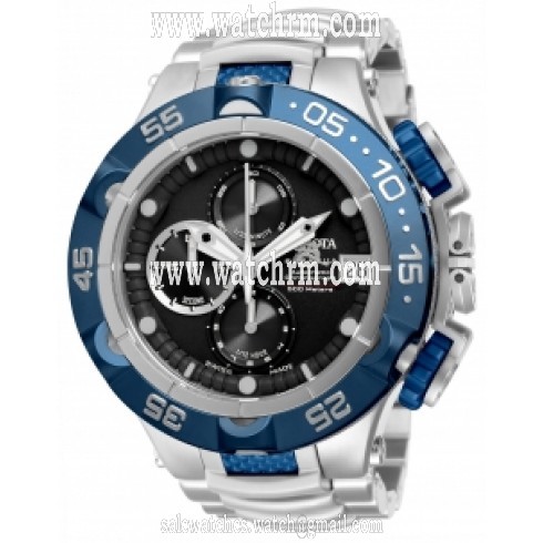 Invicta Subaqua Automatic Chronograph Black Dial Stainless Steel Men's Watch 12865