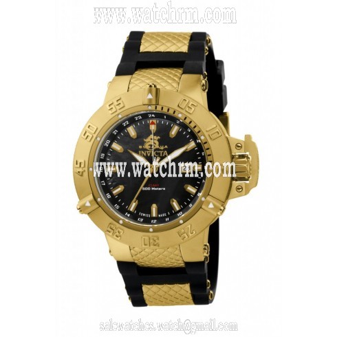 Invicta Subaqua Black Dial Black Polyurethane Men's Watch 1149
