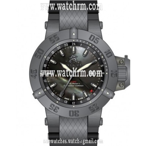 Invicta Subaqua Black Dial Black Polyurethane Men's Watch 80429