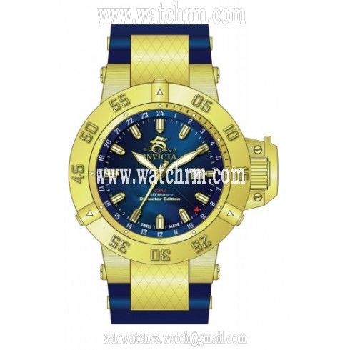 Invicta Subaqua Blue Dial Blue Polyurethane Men's Watch 80425