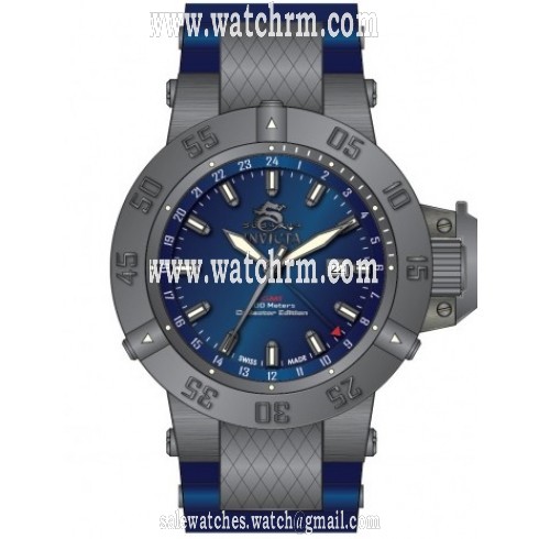 Invicta Subaqua Blue Dial Blue Polyurethane Men's Watch 80431