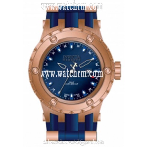 Invicta Subaqua Blue Dial Rose Gold-Tone Stainless Steel Men's Watch 12032
