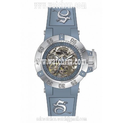 Invicta Subaqua Blue Skeleton Dial Blue Silicone Ladies Watch 16778