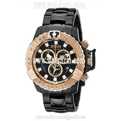 Invicta Subaqua Chronograph Black Dial Black Ion-plated Men's Watch 18238