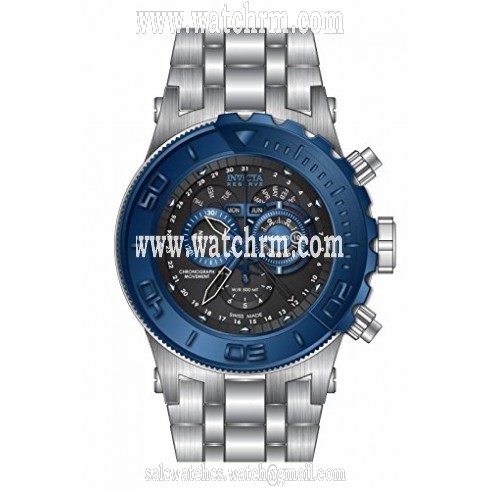 Invicta Subaqua Chronograph Black Dial Stainless Steel Men's Watch 15966