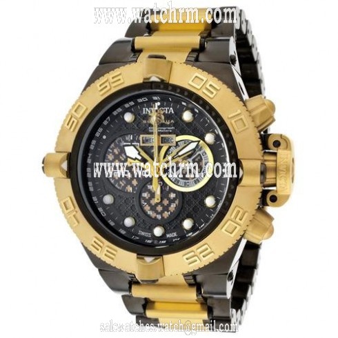 Invicta Subaqua Chronograph Black Dial Two-tone Men's Watch 11586