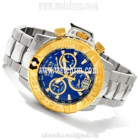 Invicta Subaqua Chronograph Blue Dail Stainless Steel Men's Watch 10647