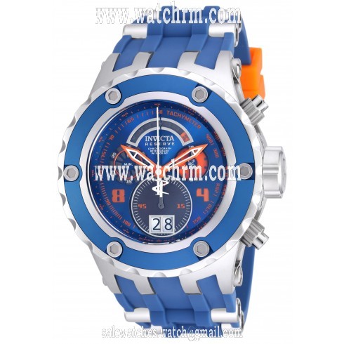 Invicta Subaqua Chronograph Blue Dial Blue Silicone Men's Watch 16250