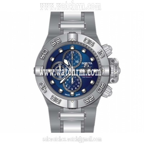 Invicta Subaqua Chronograph Blue Dial Stainless Steel Men's Watch 11047
