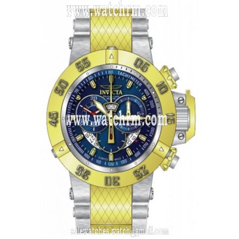 Invicta Subaqua  Chronograph Blue Dial Two-tone Stainless Steel Men's Watch 80507