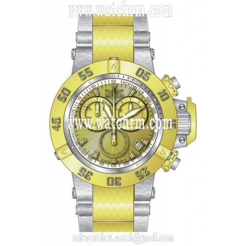 Invicta Subaqua Chronograph Gold and Silver Dial Two-tone Men's Watch 15949