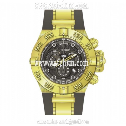 Invicta Subaqua Chronograph Grey Dial Gold-Tone Stainless Steel Men's Watch 11797