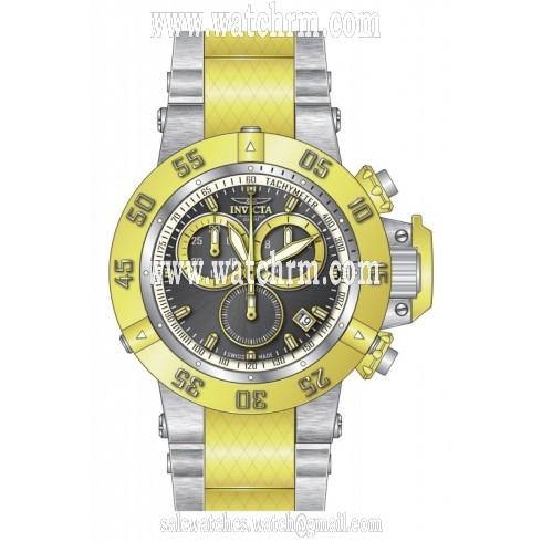 Invicta Subaqua Chronograph Gunmetal and Silver Dial Two-tone Men's Watch 15948