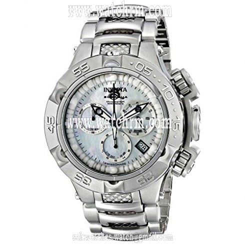 Invicta Subaqua Chronograph Mother of Pearl Dial Stainless Steel Ladies Watch 17219