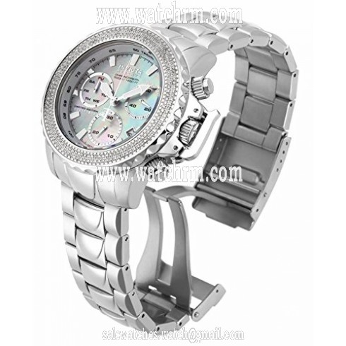 Invicta Subaqua Chronograph Platinum Dial Stainless Steel Men's Watch 16256