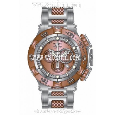 Invicta Subaqua Chronograph Rose Dial Two-tone Men's Watch 15914