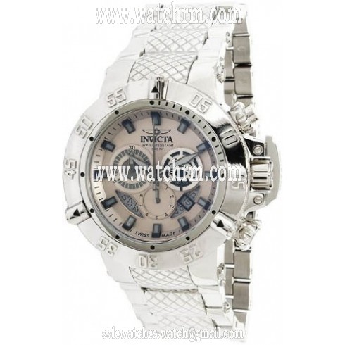 Invicta Subaqua Chronograph Silver Dial Stainless Steel Men's Watch 11590