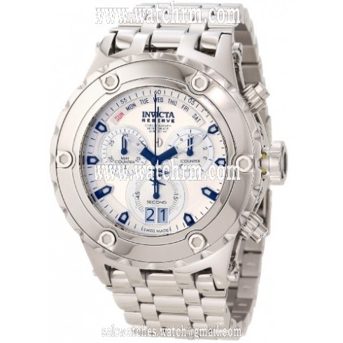 Invicta Subaqua Chronograph Silver Dial Stainless Steel Men's Watch 11871