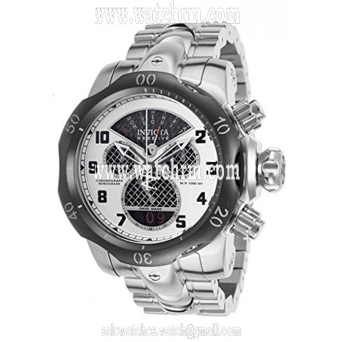 Invicta Subaqua Chronograph Silver Dial Stainless Steel Men's Watch 16309