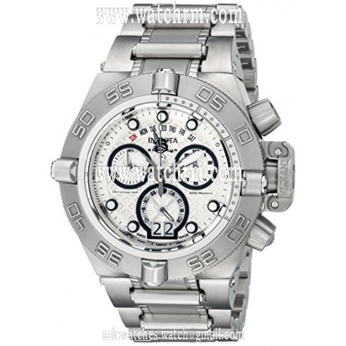 Invicta Subaqua Chronograph Silver Dial Stainless Steel Men's Watch 17603