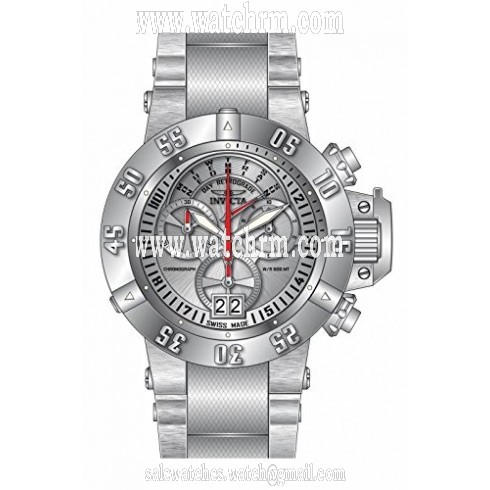 Invicta Subaqua Chronograph Silver Dial Stainless Steel Men's Watch 17612