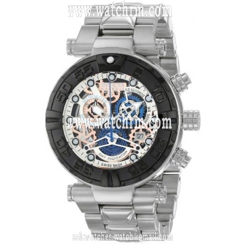 Invicta Subaqua Chronograph Skeleton Dial Stainless Steel Men's Watch 15614