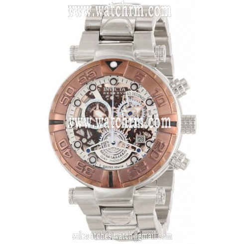 Invicta Subaqua Chronograph Skeleton Dial Stainless Steel Men's Watch 15619