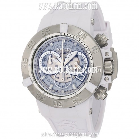 Invicta Subaqua Chronograph White Rubber Ladies Watch 0939
