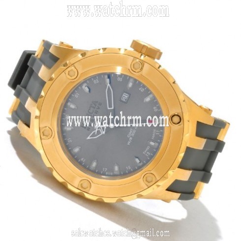Invicta Subaqua Grey Dial Gold-Tone Stainless Steel Men's Watch 12037