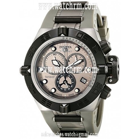 Invicta Subaqua Grey Metal Dial Men's Chronograph Watch 17210
