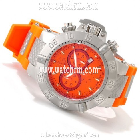 Invicta Subaqua III Swiss Chronograph Yellow Dial Stainless Steel Men's Watch 1378