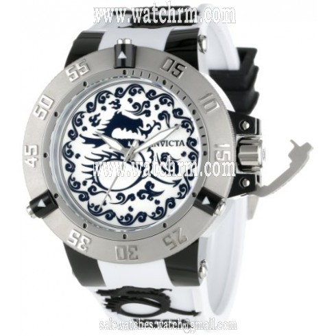 Invicta Subaqua III White Rubber Quartz Men's Watch 11539
