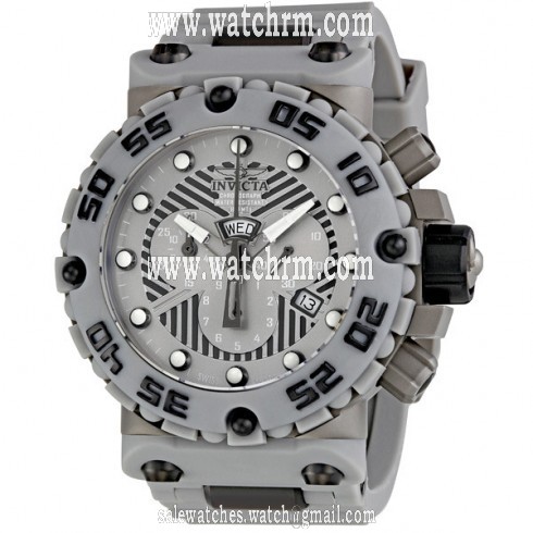 Invicta Subaqua Nitro Grey Dial Chronograph Men's Watch 0657