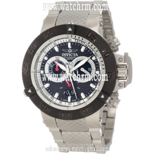 Invicta Subaqua Noma III Chronograph Black Dial Stainless Steel Men's Watch 10191