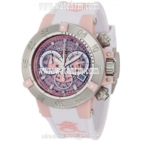Invicta Subaqua Noma III Pink Dial Chronograph Ladies Watch 0941