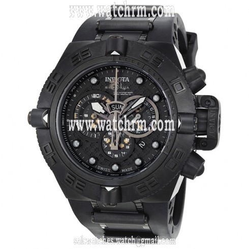 Invicta Subaqua Noma IV Chronograph Black Dial Black Stainless Steel Men's Watch 6582