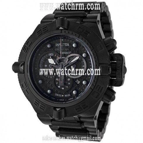 Invicta Subaqua Noma IV Chronograph Tachymeter Black Ion-plated Men's Watch 6561