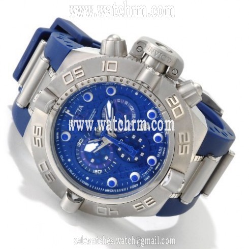 Invicta Subaqua Noma IV Swiss Chronograph Blue Dial Stainless Steel Men's Watch 1389