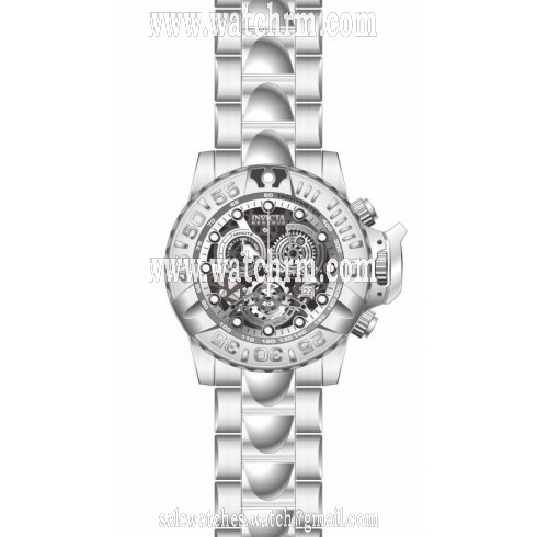 Invicta Subaqua Noma Reserve Chronograph Gunmetal Skeleton Dial Stainless Steel Men's Watch 18233