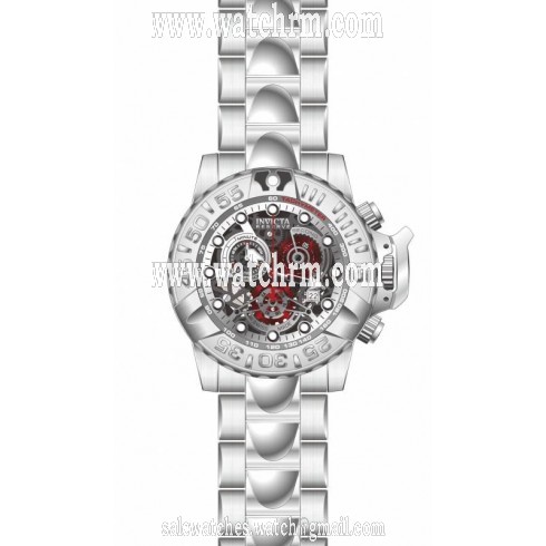Invicta Subaqua Noma Reserve Chronograph Skeleton Dial Stainless Steel Men's Watch 18232