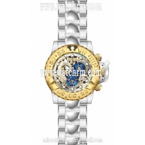 Invicta Subaqua Chronograph Skeleton Dial Stainless Steel Men's Watch 18234