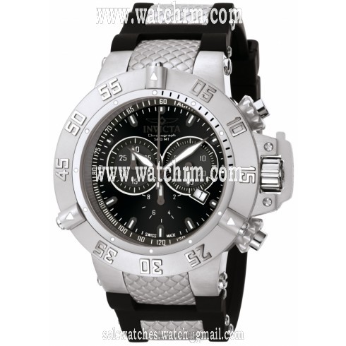 Invicta Subaqua Noma Swiss Chronograph Black Dial Stainless Steel Men's Watch 1380