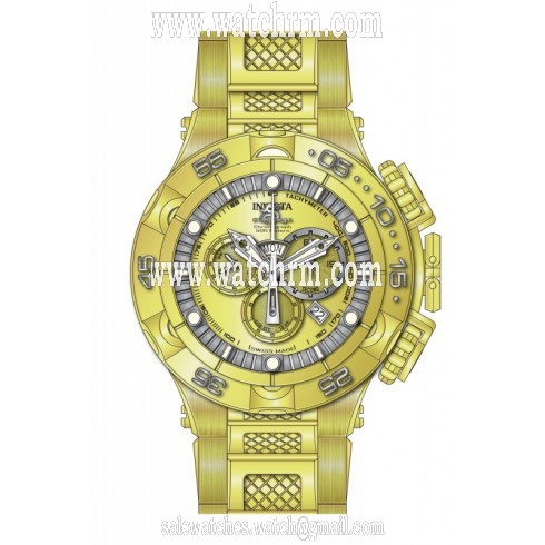 Invicta Subaqua Norma V Chronograpg Gold Dial Gold-plated Men's Watch 15919