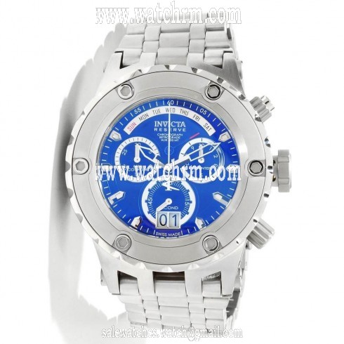 Invicta Subaqua Reserve Chronograph Blue Dial Stainless Steel Men's Watch 1564