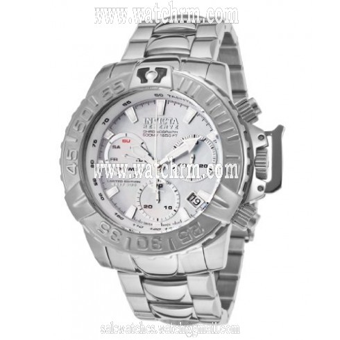 Invicta Subaqua Reserve Chronograph Mother of Pearl Dial Stainless Steel Men's Watch 15095