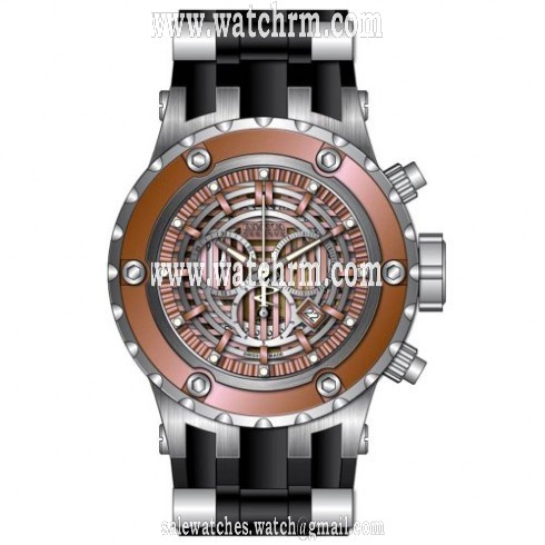 Invicta Subaqua Reserve Chronograph Rose Dial Silver-plated Men's Watch 16829
