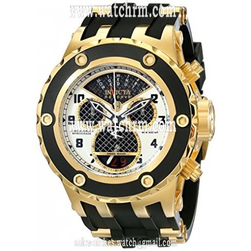 Invicta Subaqua Silver Dial Black Polyurethane Men's Watch 16314