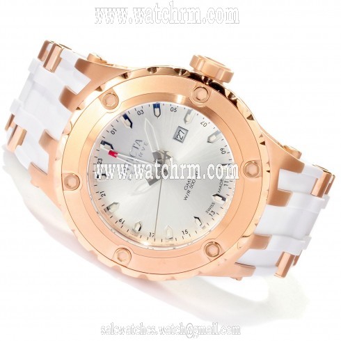 Invicta Subaqua Silver Dial Rose Gold-Tone Men's Watch 12034